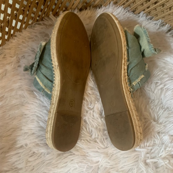Dolce Vita Denim Bow Mules Fits 9 - Picture 5 of 6